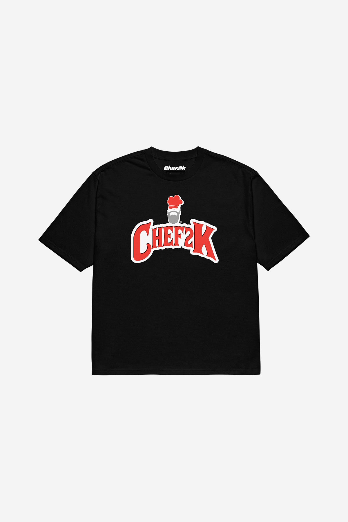 Woods2k - Oversized heavyweight t-shirt (Black)