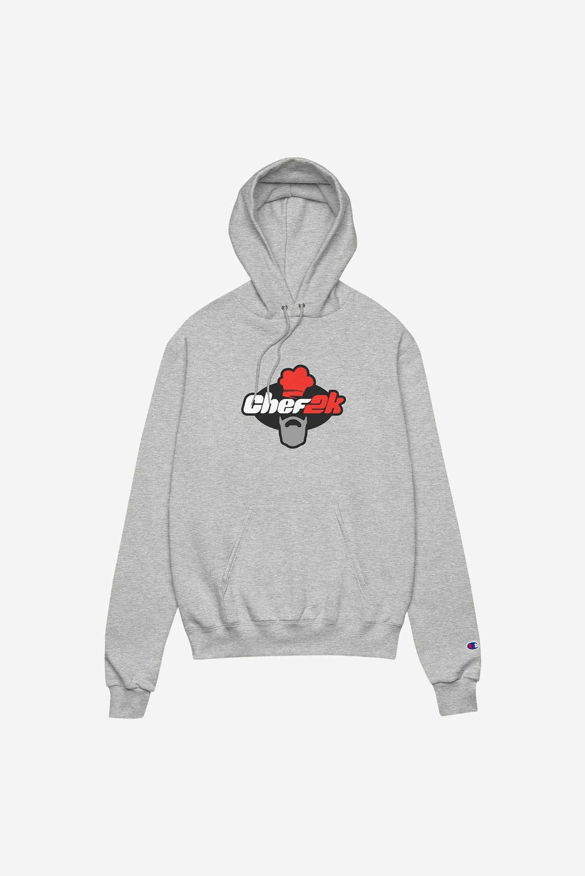 Chef2k Logo - Champion hoodie (Heather Grey)