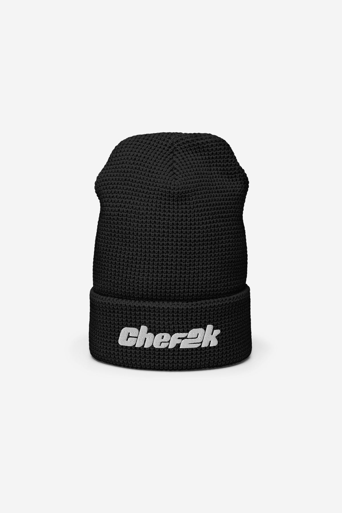 CHEF2K - Waffle beanie (Black)